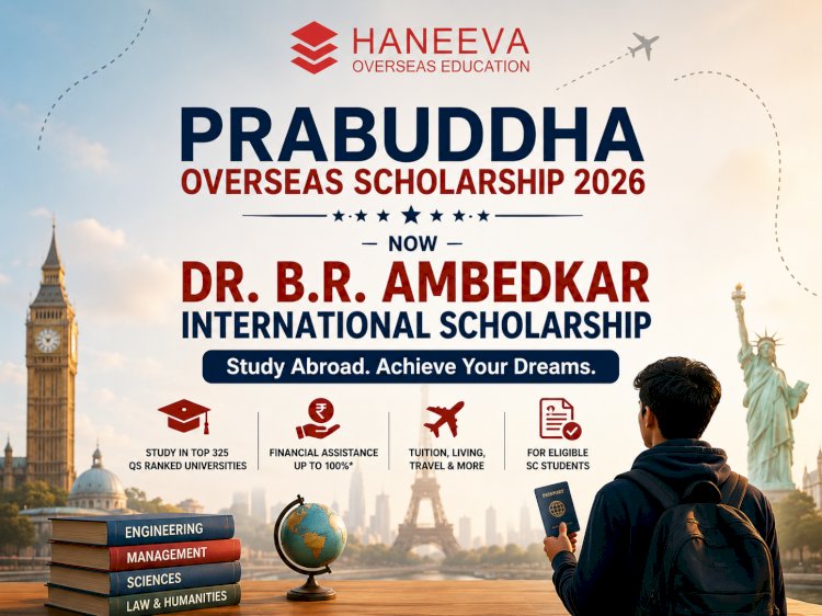 Dr. B.R. Ambedkar International Scholarship 2026 (Formerly Prabuddha Overseas Scholarship) – Karnataka | Eligibility, Benefits & Application